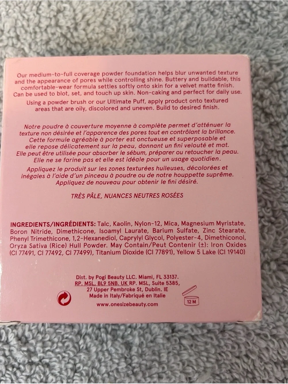 ONE/SIZE compact foundation